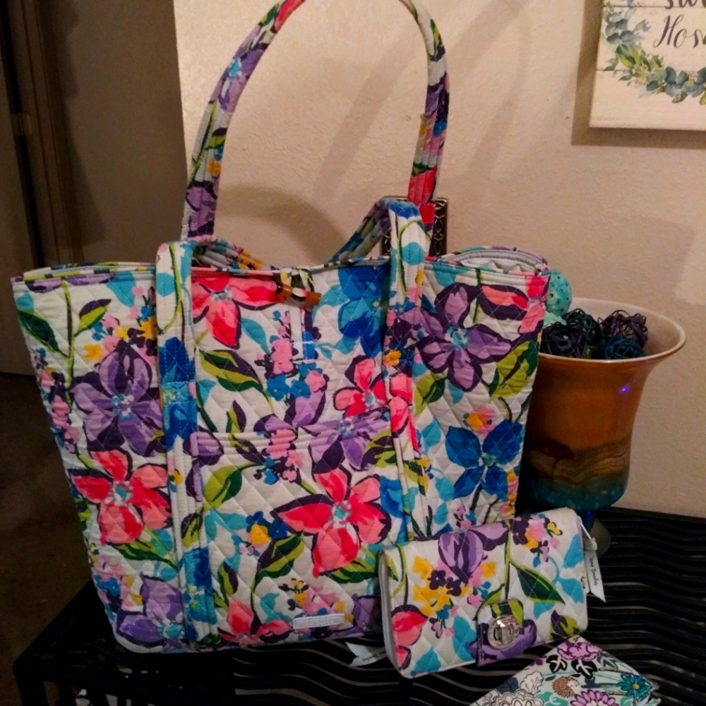Vera Bradley total wallet and checkbook